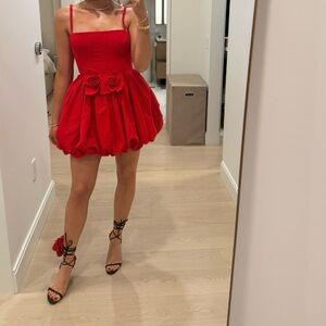 Aknvas Red Mini Dress